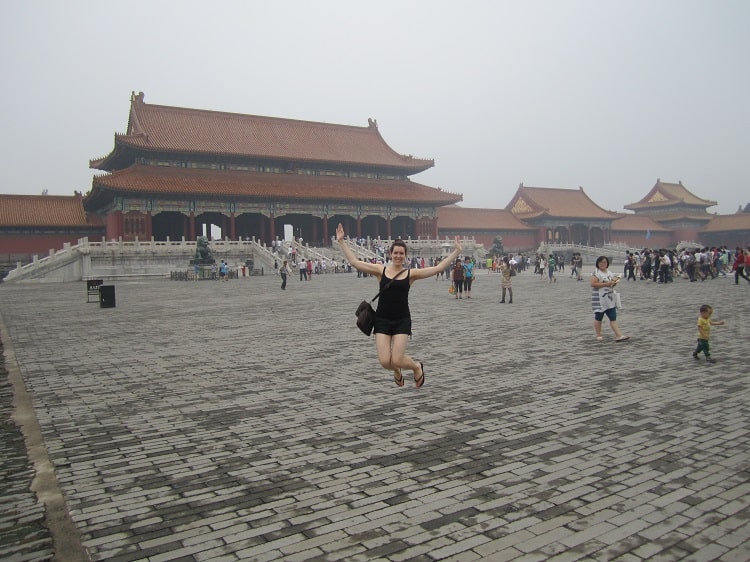 Tourist in Forbidden City