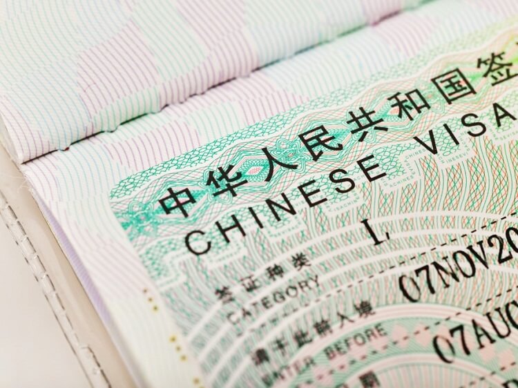 L visa for China