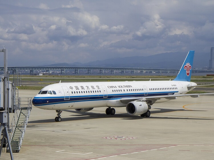 China Southern Airlines on runway