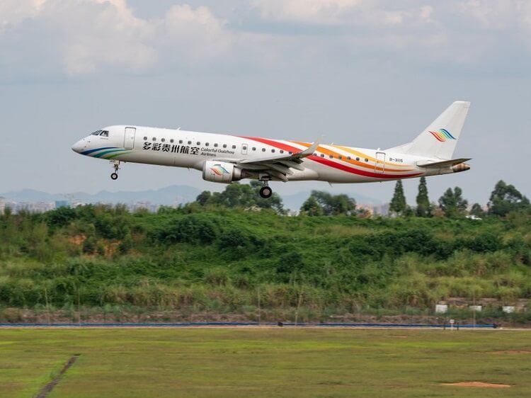 Colorful Guizhou Airlines is one of the smaller Chinese airlines