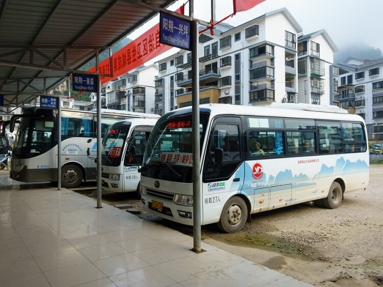 Yangshuo bus terminal