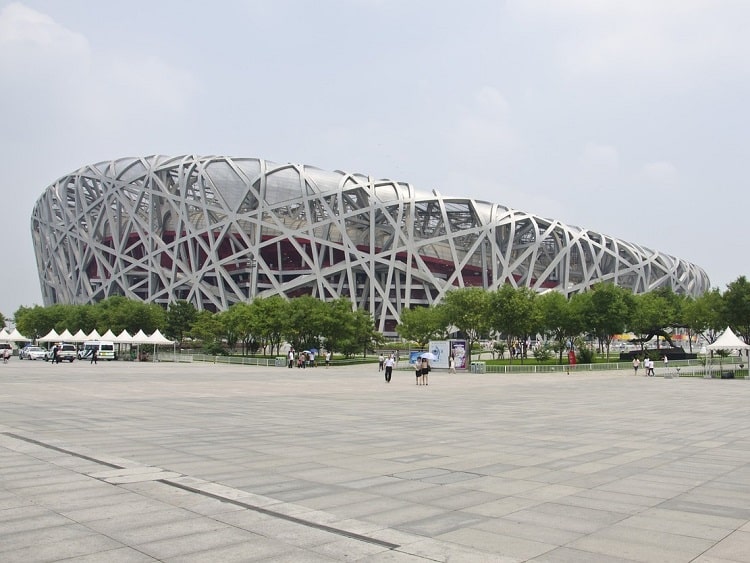 Beijing is famous for hosting the Olympics at the Bird's Nest