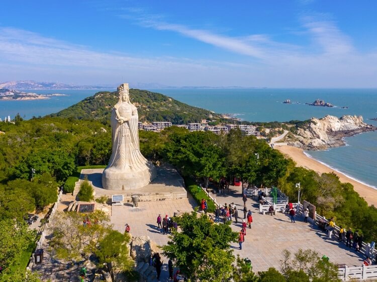 Mazu Statue on Meizhou Island