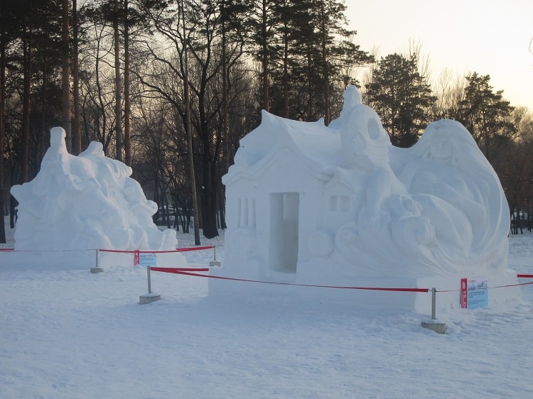 Harbin Ice Festival sculpture
